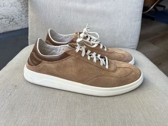OluKai Punini Suede Sneakers Tan Brown Men's Size 10