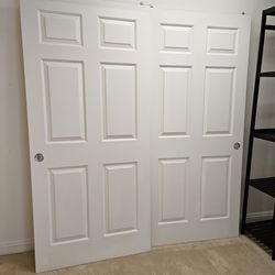Closet sliding doors