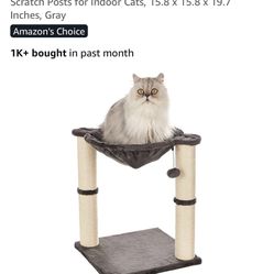 Cat Condo Tower With Hammock Bed 