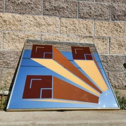Mid Century Mirror 
