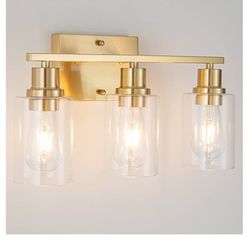 3 Lights Vanity Wall Gold