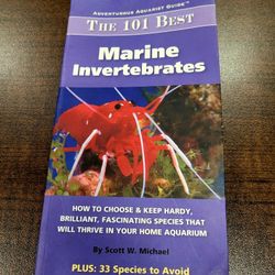 Saltwater Reef Book 101 Best Invertebrates 
