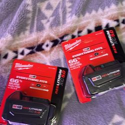 Milwaukee Batteries Need Gone Today. Brand New.