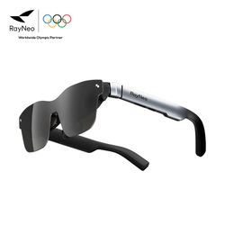 RayNeo Air 3s AR/XR Glasses - 201'' 120Hz HueView Video Display, Smart Gaming Glasses for iPhone 17,16,15/Android/Mac/Switch 2/PS5/SteamDeck-3S-Silver