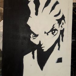 Huey Freeman Black & White Canvas Art (Large)