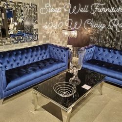 ✨️ 2pc Sofa Loveseat ✨️ Furniture Sectionals, Queen Bedrooms, Dining Avail 