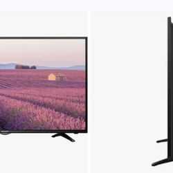 Sharp 43" Clolor TV With Remote (Stock Photo)