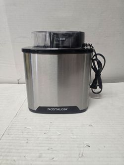 Nostalgia  ice cream maker  model NGDICM2SS6A