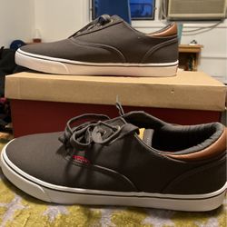 Brand New Gray Levi’s Shoes