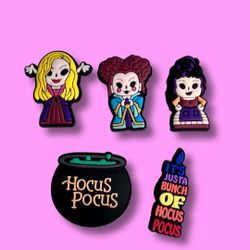 Hocus Pocus Croc charm set