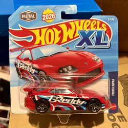 Toyota Supra Greddy Red Hot Wheels XL 1:43 Scale Metal Diecast 2026 Toy Car NEW