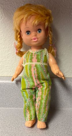 Vintage Doll with Green Outfit