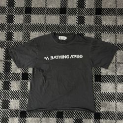 BAPE Logo Moon Tee Black 