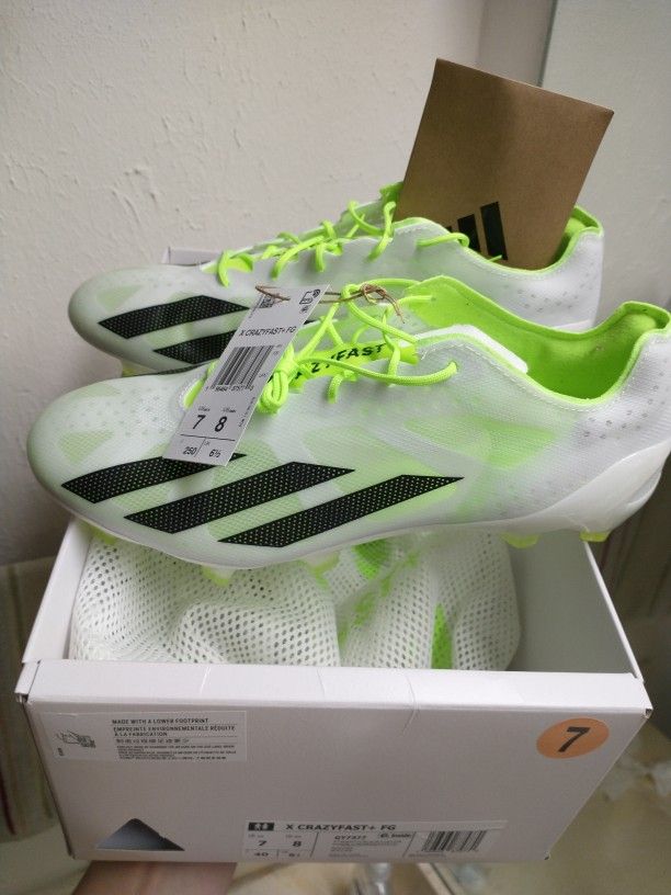 New Adidas X Crazyfast+ FG Men Size 7 Soccer Cleat