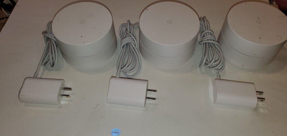 4x Google Wi-Fi WiFi Mesh Routers