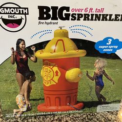 BIG sprinkler over 6 ft tall inflatable