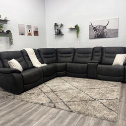 Kelsee Sectional Recliner Couch - Free Delivery 
