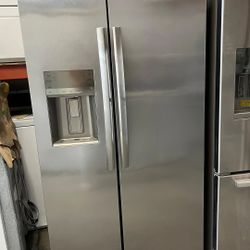 FRIGIDAIRE GALLERY SERIES 36 INCH COUNTER DEPTH FREESTANDING SIDE BY SIDE REFRIGERATOR 
