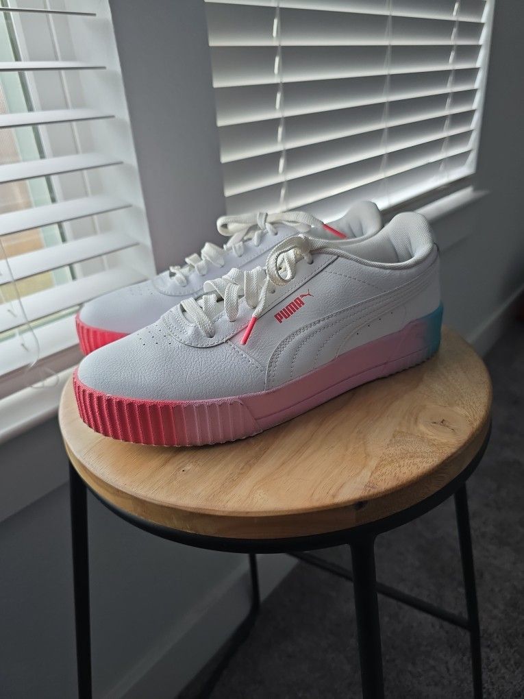 PUMA- CARINA L SUMMER FADE|WHITE/PINK/BLUE