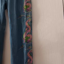 Size 10 embroidered jeans