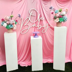 Wedding Party Pedestals 