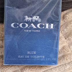 NEW & SEALED AUTHENTIC COACH BLUE " MENS 2 OZ SPRAY 45$