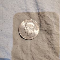 Diez Pesos Hidalgo  Plata  Ley 90 $90 Dlrs