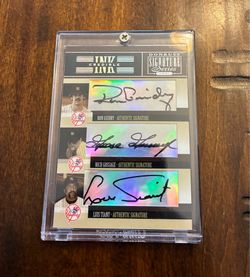 2005 Donruss Signature Series Guidry / Gossage / Tiant