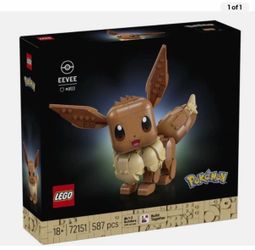 Lego Set 72151 POKEMON EEVEE #0133 18+ New Sealed w/Box BNIB