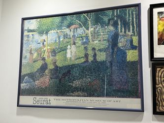 Poster  Art Seurat Metropolitan Museum 