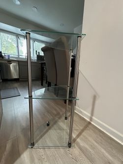 3-tier Glass Corner Table
