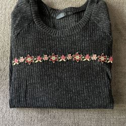 Potters Pot Hi Low Sweater Medium 