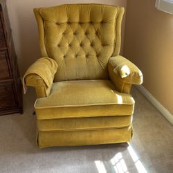 Vintage Mustard Chair