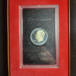 1971 United States Mint Blue toned Eisenhower 