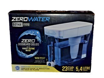 ZeroWater Pitcher 5 Stage Advanced Filtration 23 Cup Pitcher NEW SEALED
