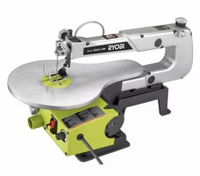 RYOBI 1.2 Amp Corded 16 inch Variable Speed Scroll Saw Woodworking Cutting Tool