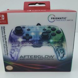 PDP Afterglow Wired Prismatic RGB LED Lighting Controller Nintendo Switch NEW