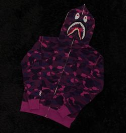 Bape Zip Up Hoodie(Purple)