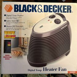 Small Space Heater and Fan - Black & Decker BDHF200