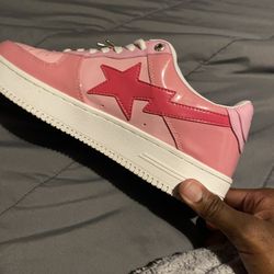 A Bathing Ape Pink  Bape Sta Low 