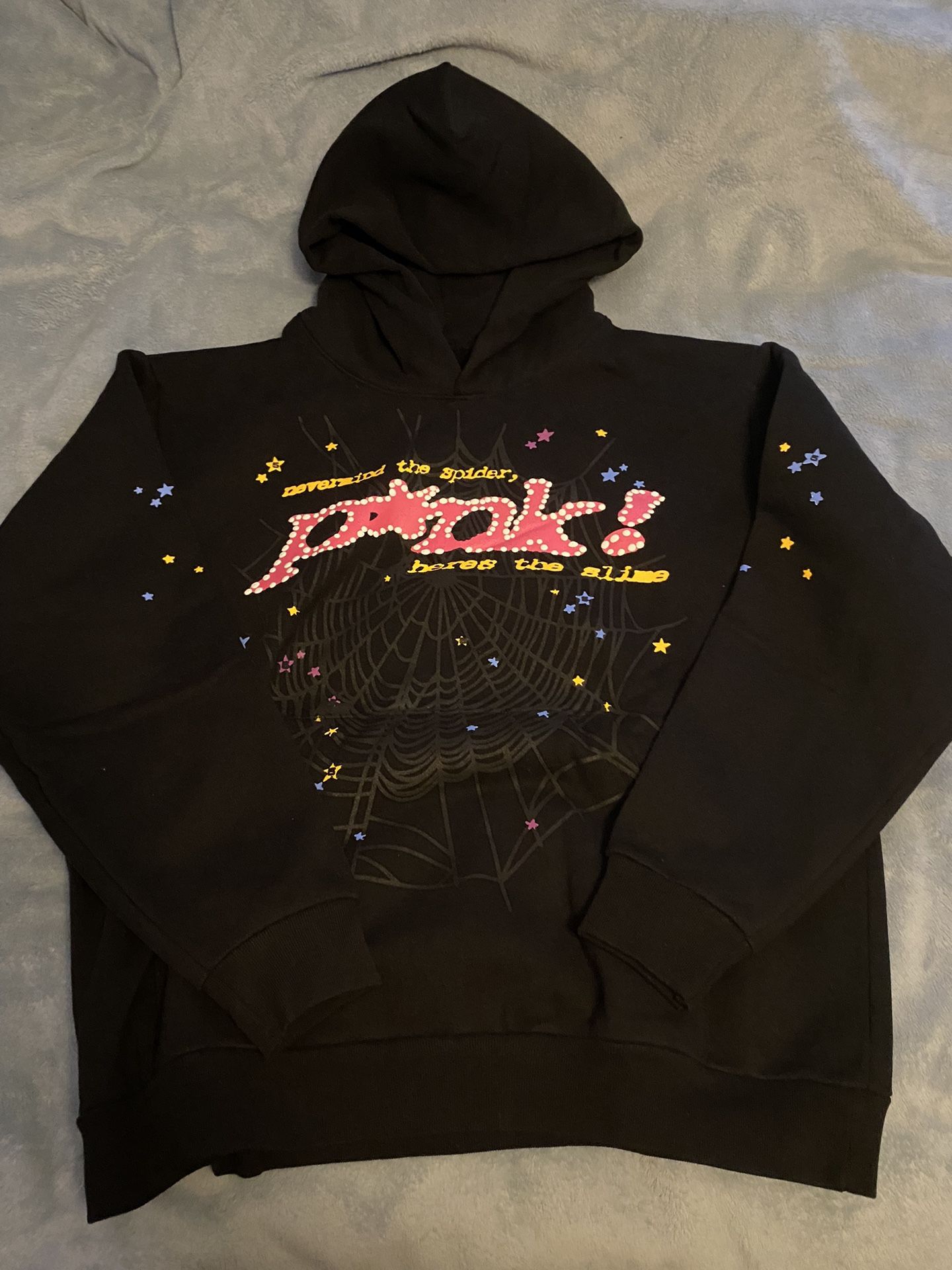 Black P*nk Sp5der Hoodie Medium.