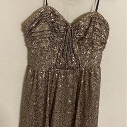 Gold Sequin Dress For 20
