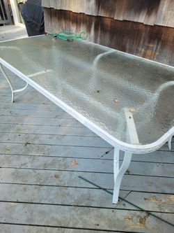 Outside dining table
