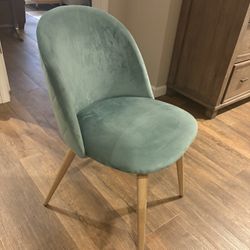 Light Turquoise Chairs - Set of Two 