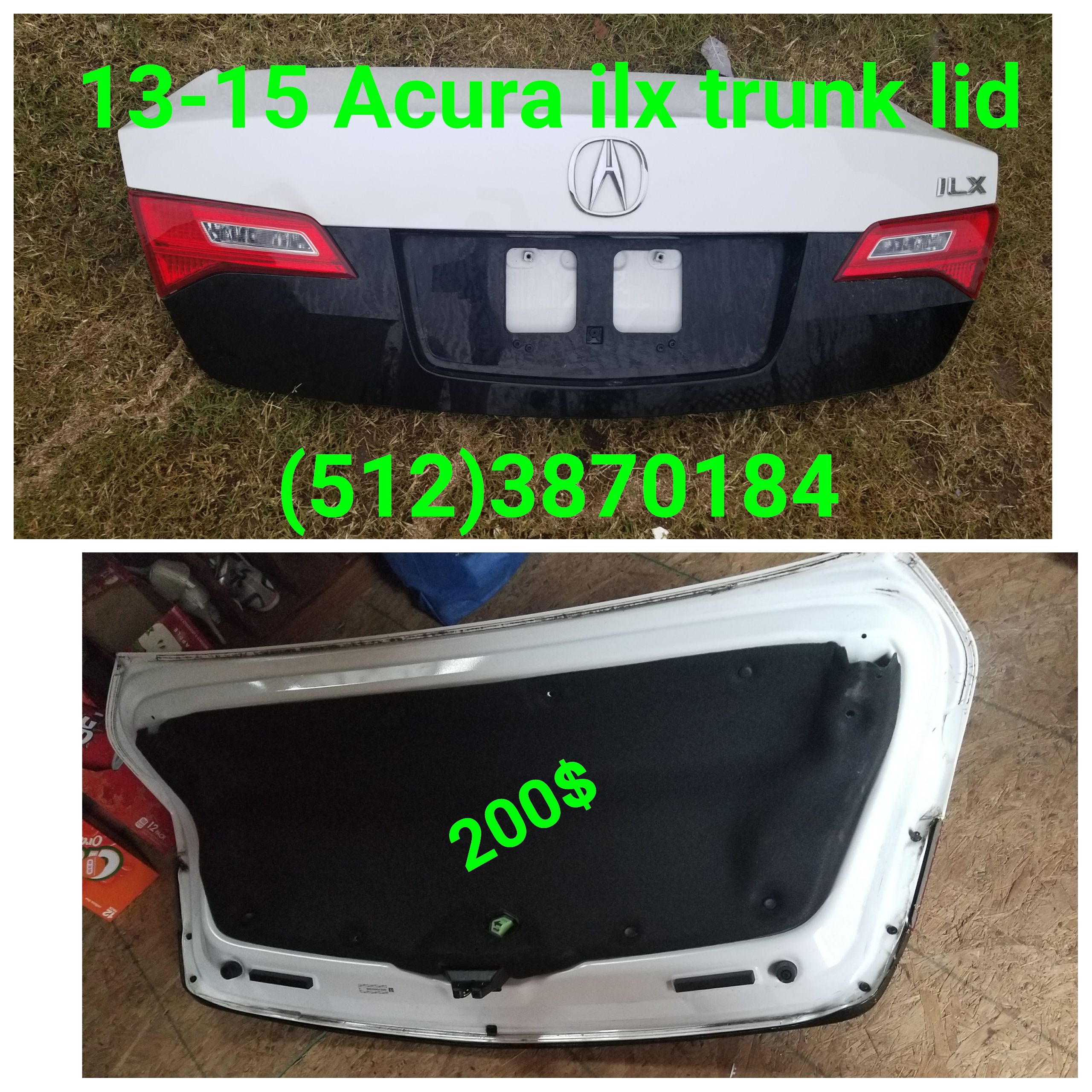 2013 2014 2015 acura ilx trunk lid