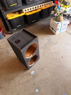 Dual Subwoofer Speaker Box Enclosure ( not loaded)