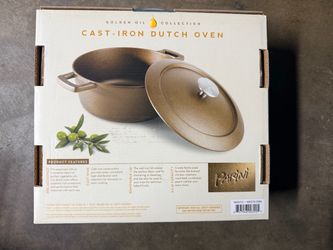 Parini Golden Oil Collection Cast-Iron Dutch Oven