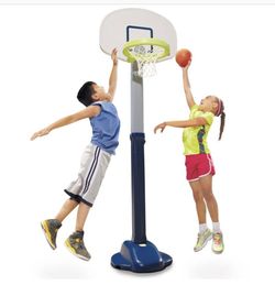 Little Tikes Adjust 'n Jam Pro Basketball Set, 5 adjustments from 4' to 6'