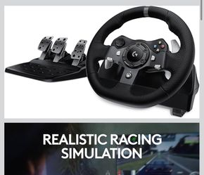 Logitech G920 Driving Force Racing Wheel and Floor Pedals