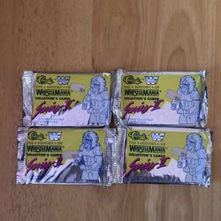 1990 Classic WWF The History of WrestleMania-4 Packs